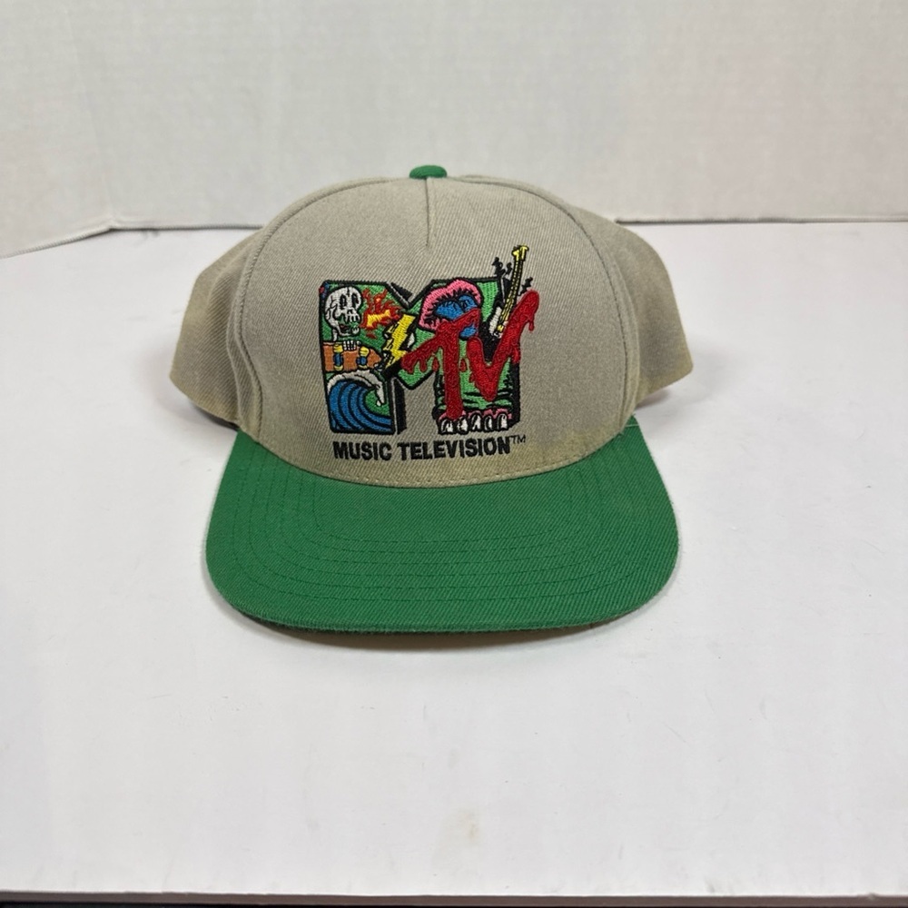 MTV music Cap / Hat Green mens